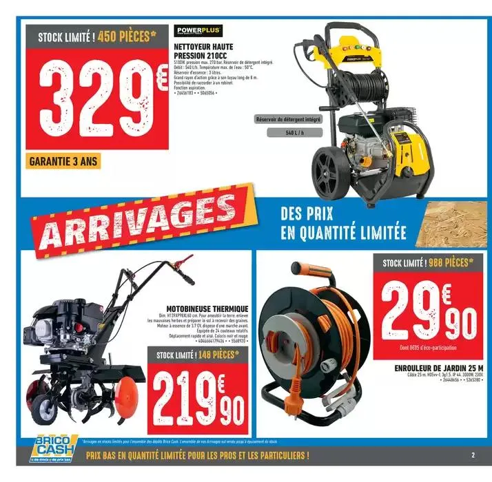 Venez profitez des nouveaux arrivages Brico Cash ! du 28 mars au 10 avril 2025 - Catalogue page 2