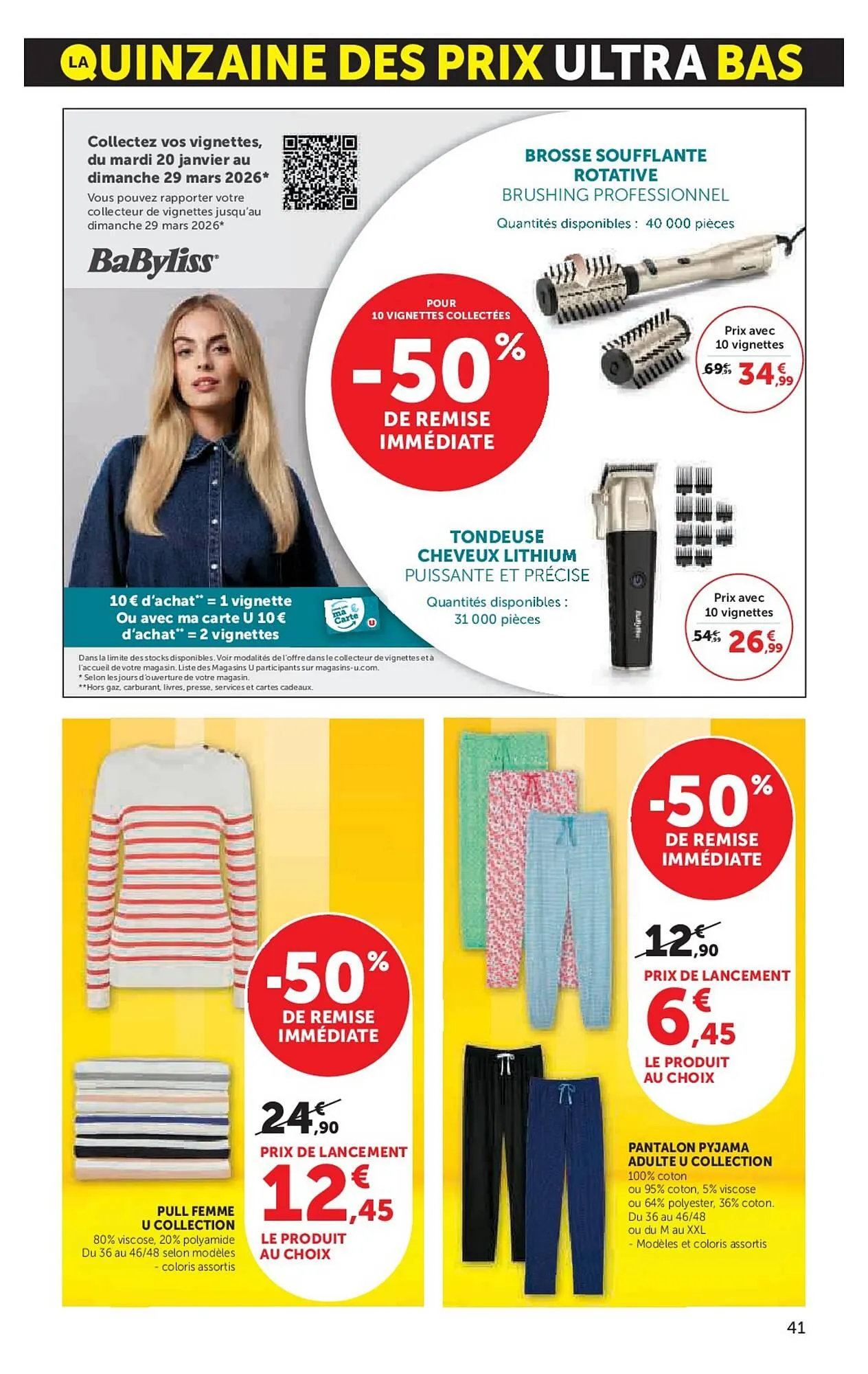 Catalogue Hyper U du 10 mars au 22 mars 2026 - Catalogue page 41