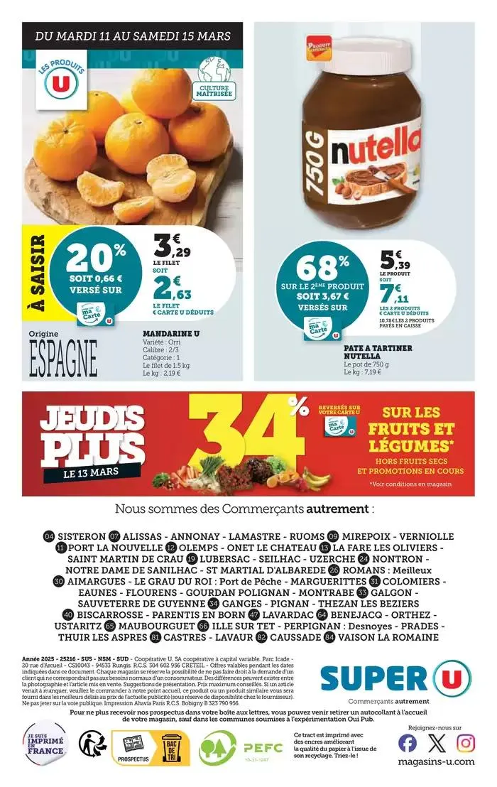 Quinzaine Commerçante du 11 mars au 23 mars 2025 - Catalogue page 40