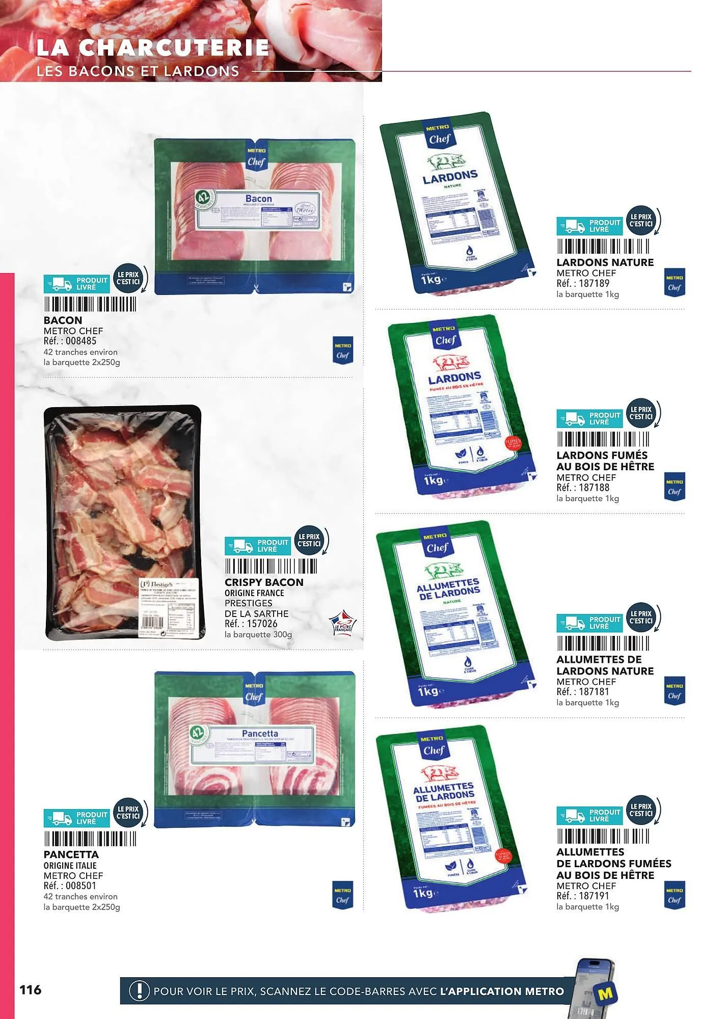 Catalogue METRO du 2 mars au 31 décembre 2025 - Catalogue page 116
