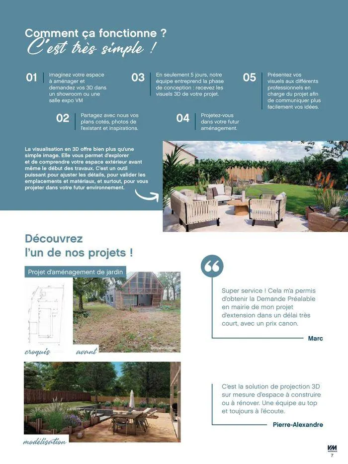 Extériéurs du 14 mars au 20 janvier 2026 - Catalogue page 7