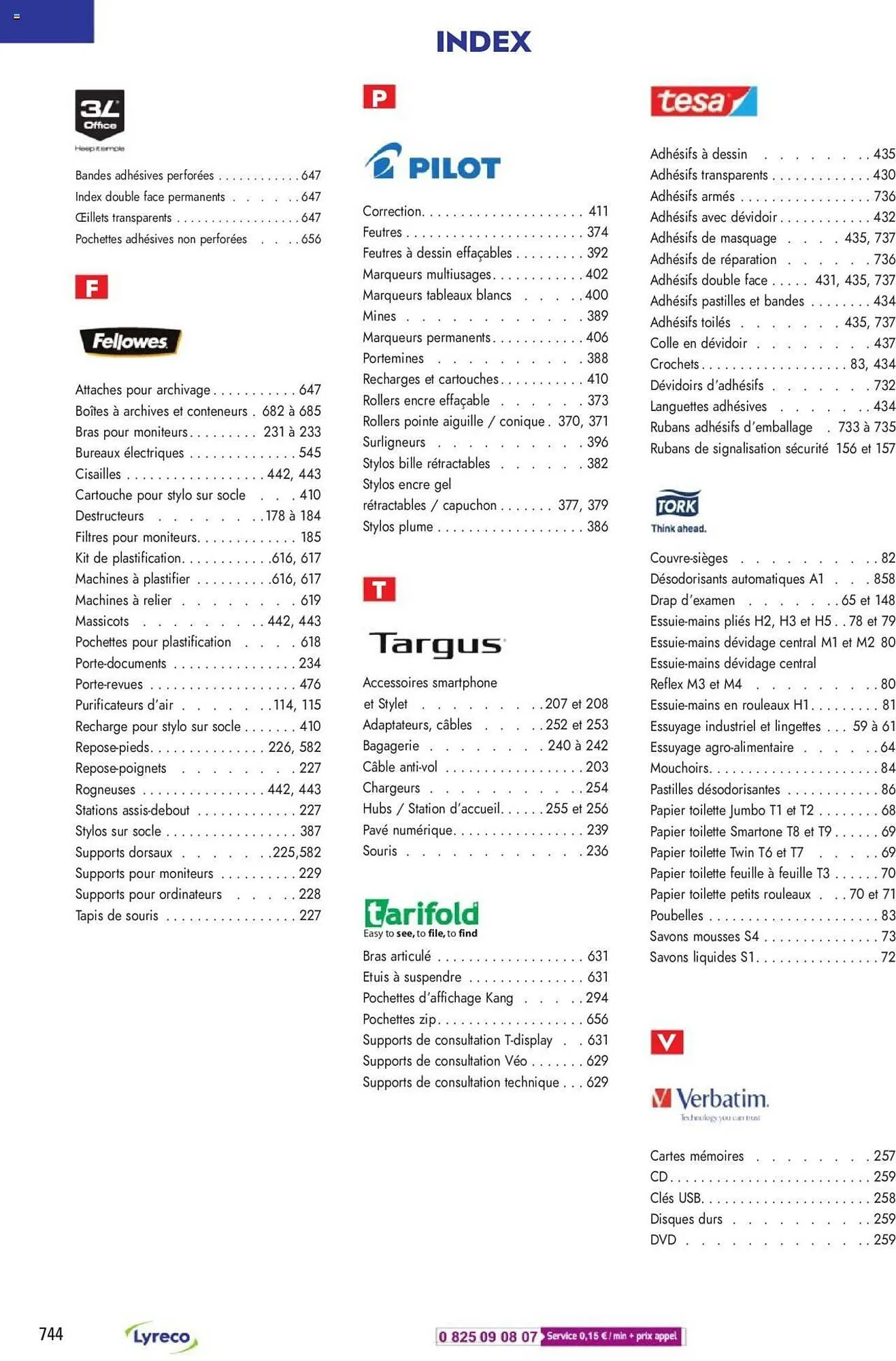 Catalogue Lyreco du 15 mai au 31 décembre 2023 - Catalogue page 744