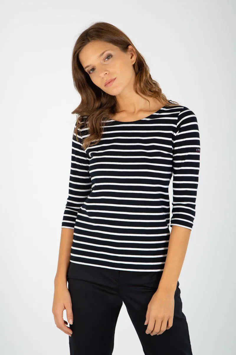 Marinière manches 3/4 - coton léger