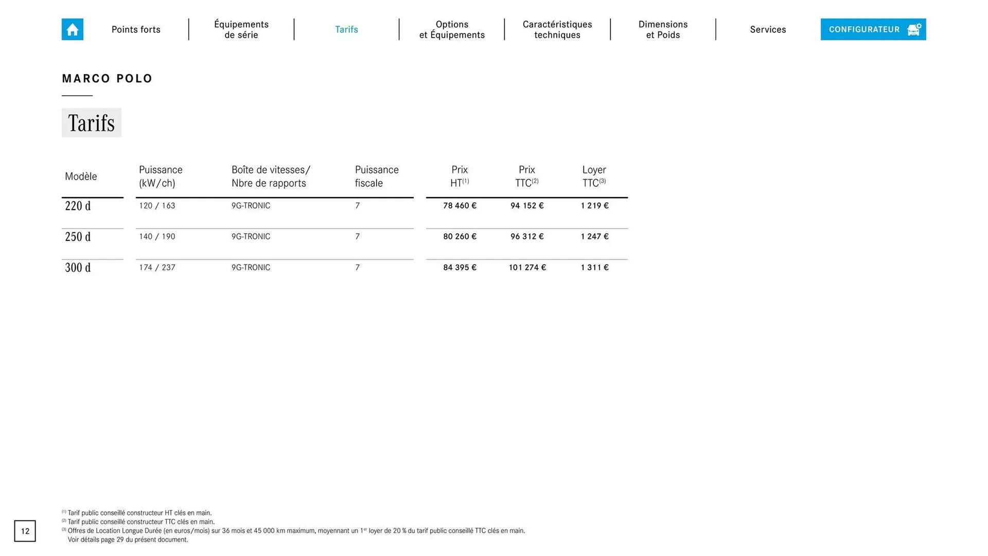 Catalogue Mercedes-Benz du 3 septembre au 3 septembre 2026 - Catalogue page 12