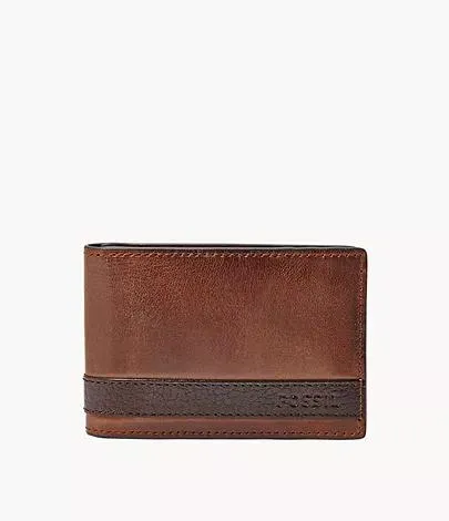 Portefeuille à deux volets Quinn avec pince à billets