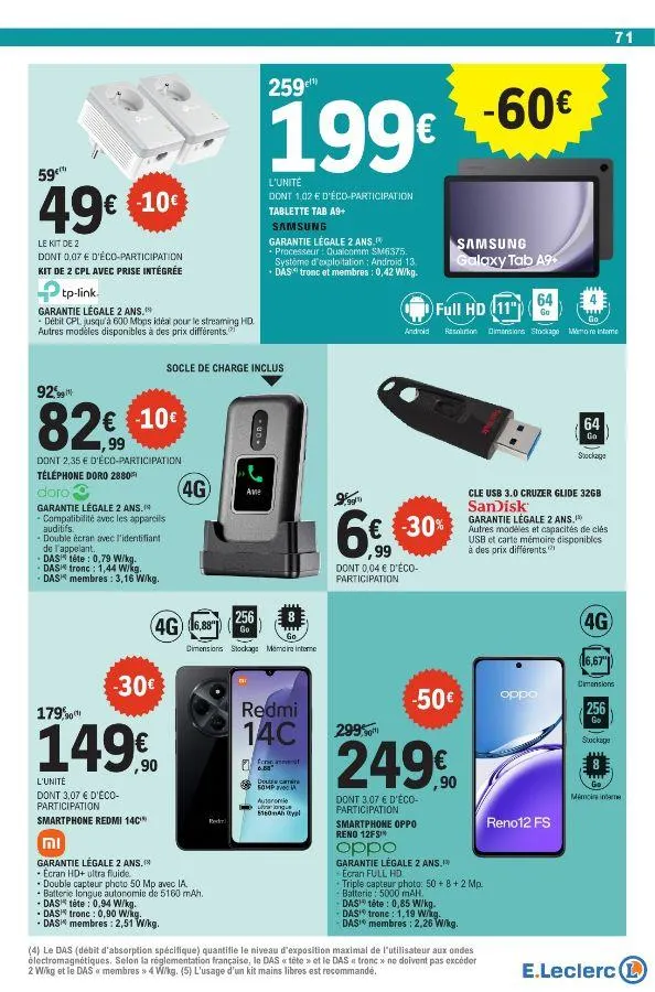 E. Leclerc du 20 mai au 31 mai 2025 - Catalogue page 71