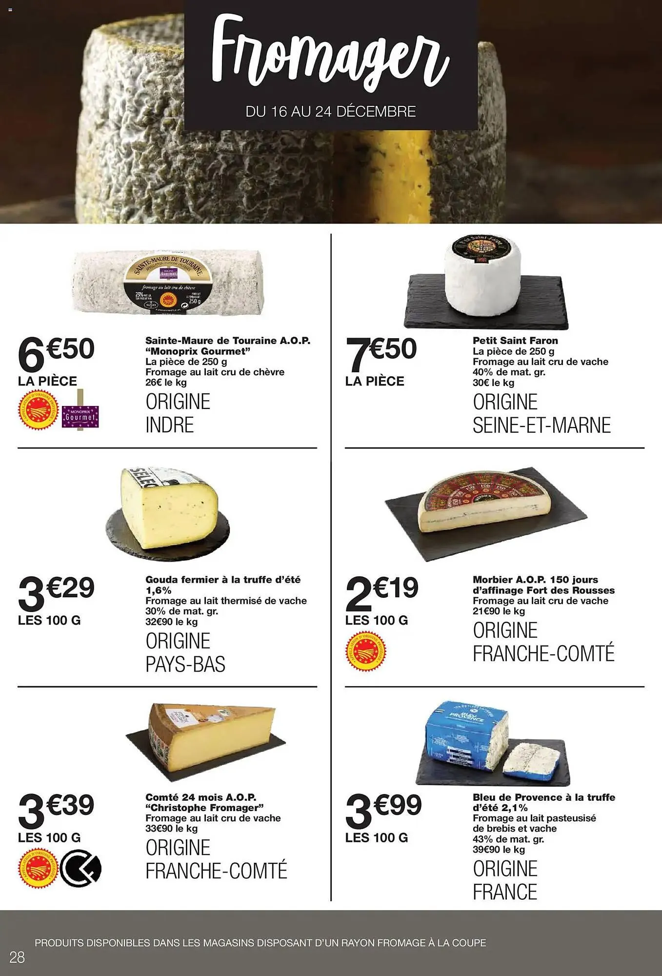 Catalogue Monoprix du 16 décembre au 31 décembre 2025 - Catalogue page 28