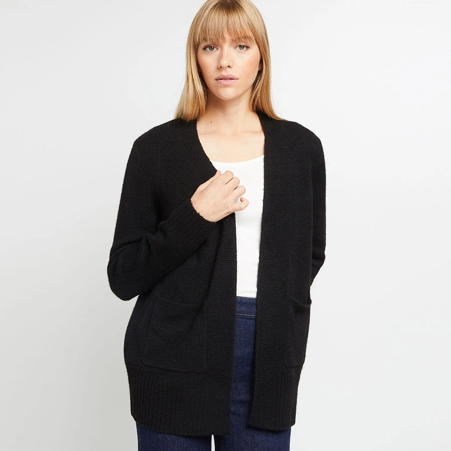 Gilet long femme