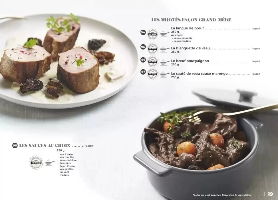 CARTE TRAITEUR 2025 du 3 janvier au 29 novembre 2025 - Catalogue page 10