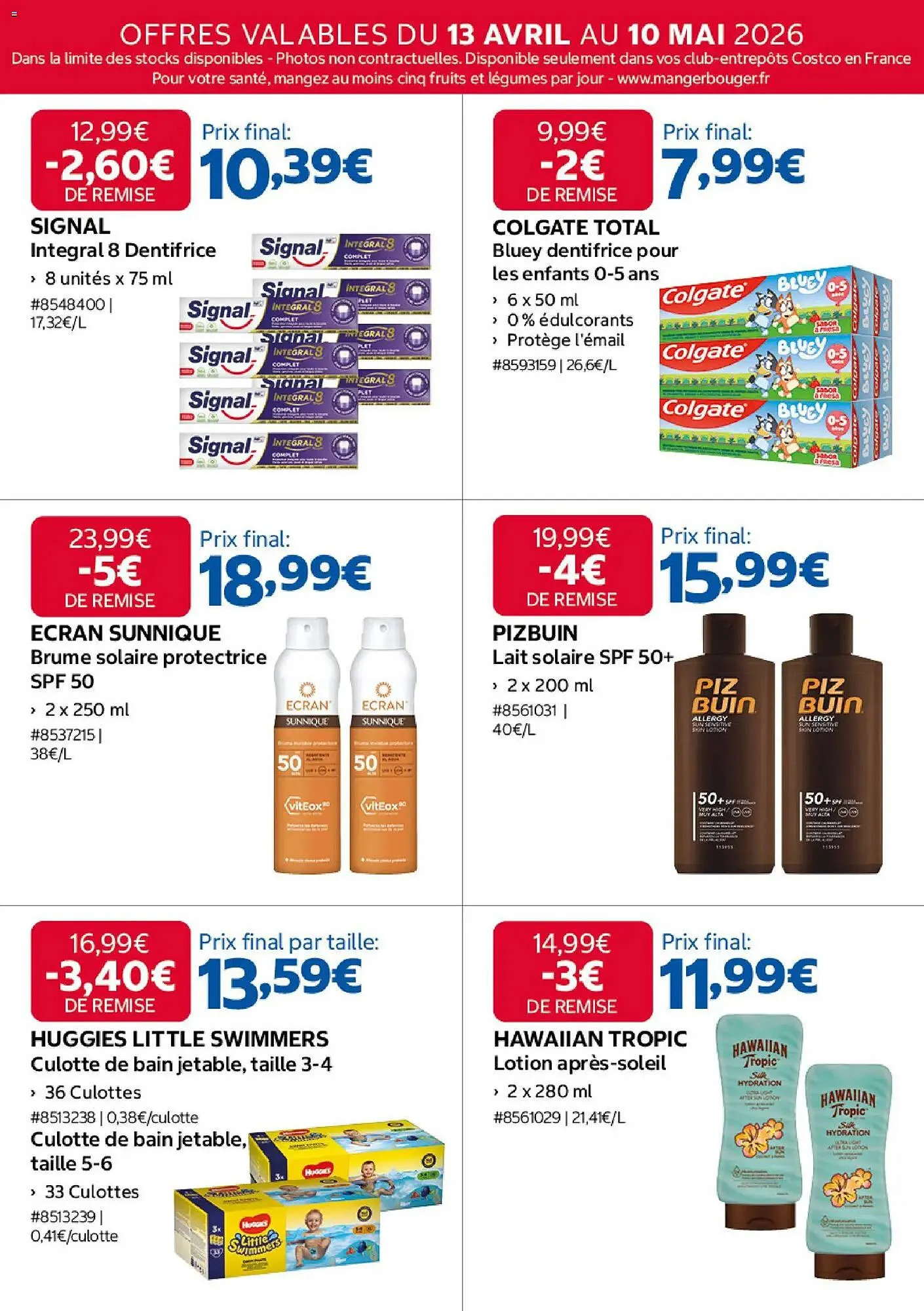 Catalogue Costco du 13 avril au 10 mai 2026 - Catalogue page 19