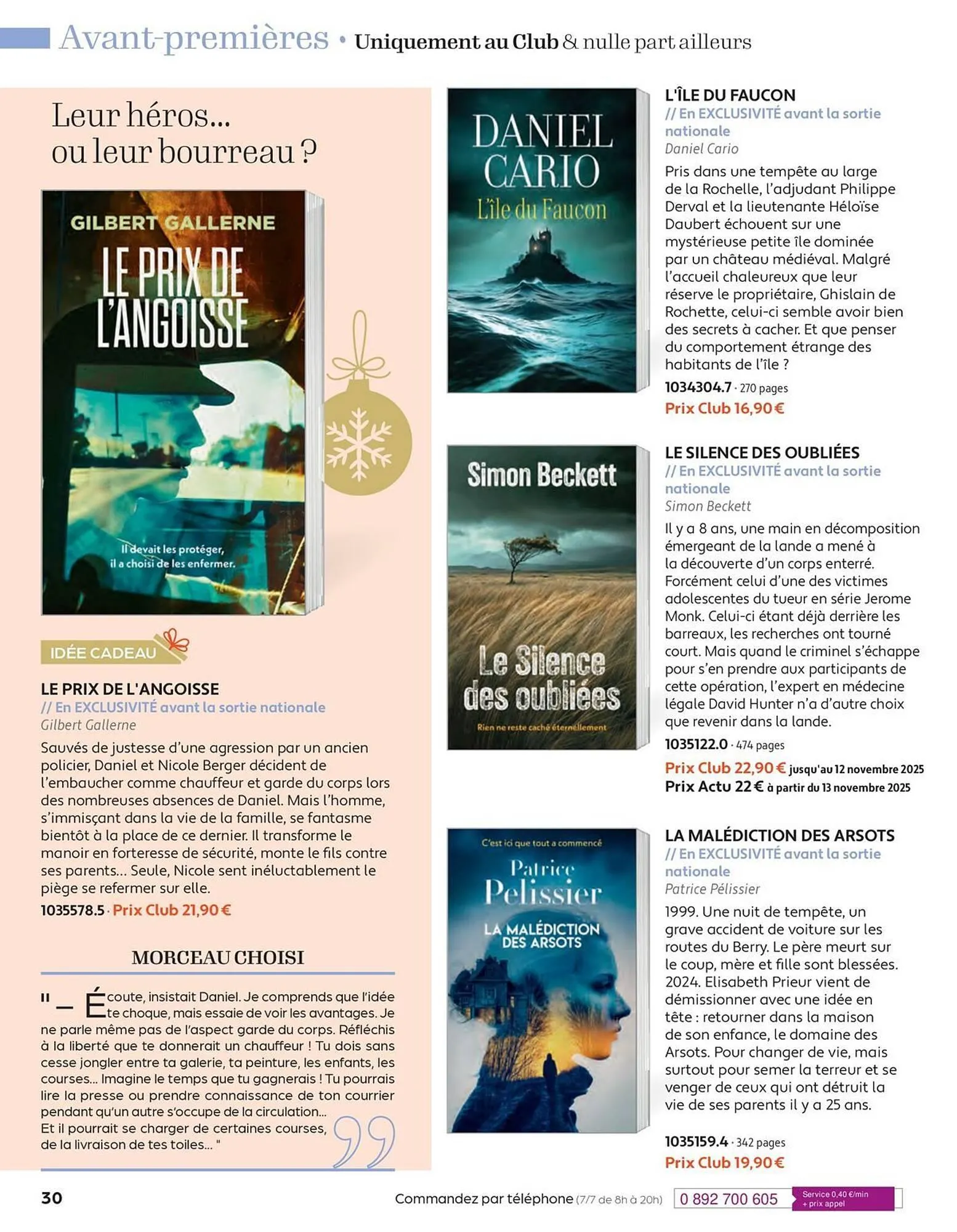 Catalogue France Loisirs du 3 novembre au 31 décembre 2025 - Catalogue page 30