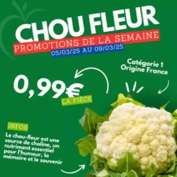 Promotions de la semaine - 1