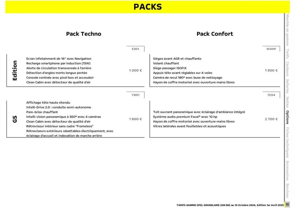 Opel Nouveau Grandland du 3 avril au 3 avril 2026 - Catalogue page 12