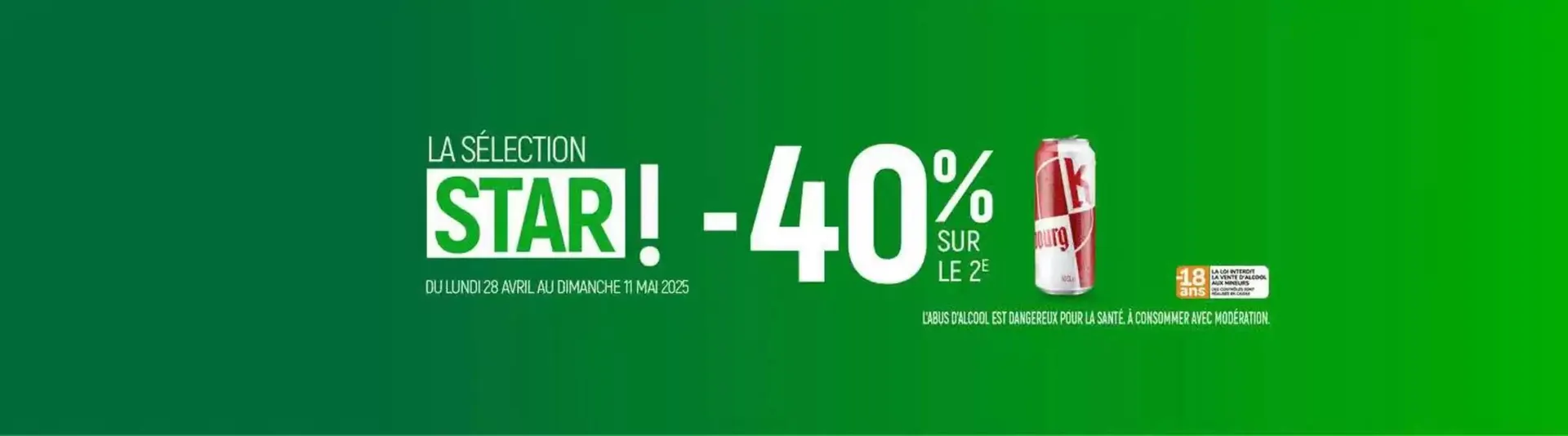 La sélection star ! -40% SUR LE 2EME - 1