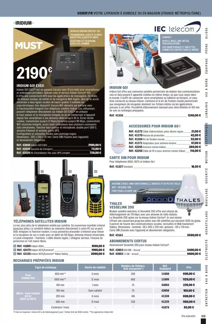 Navigue  du 24 février au 31 décembre 2025 - Catalogue page 109