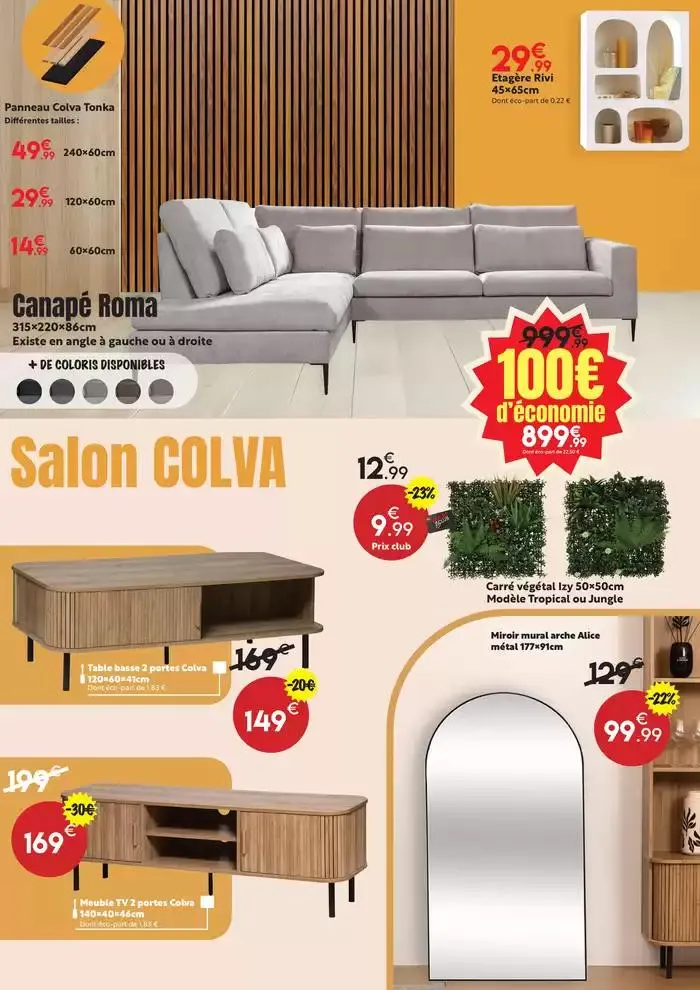 Catalogue mobilier Maxi Bazar du 4 mars au 30 mars 2025 - Catalogue page 6