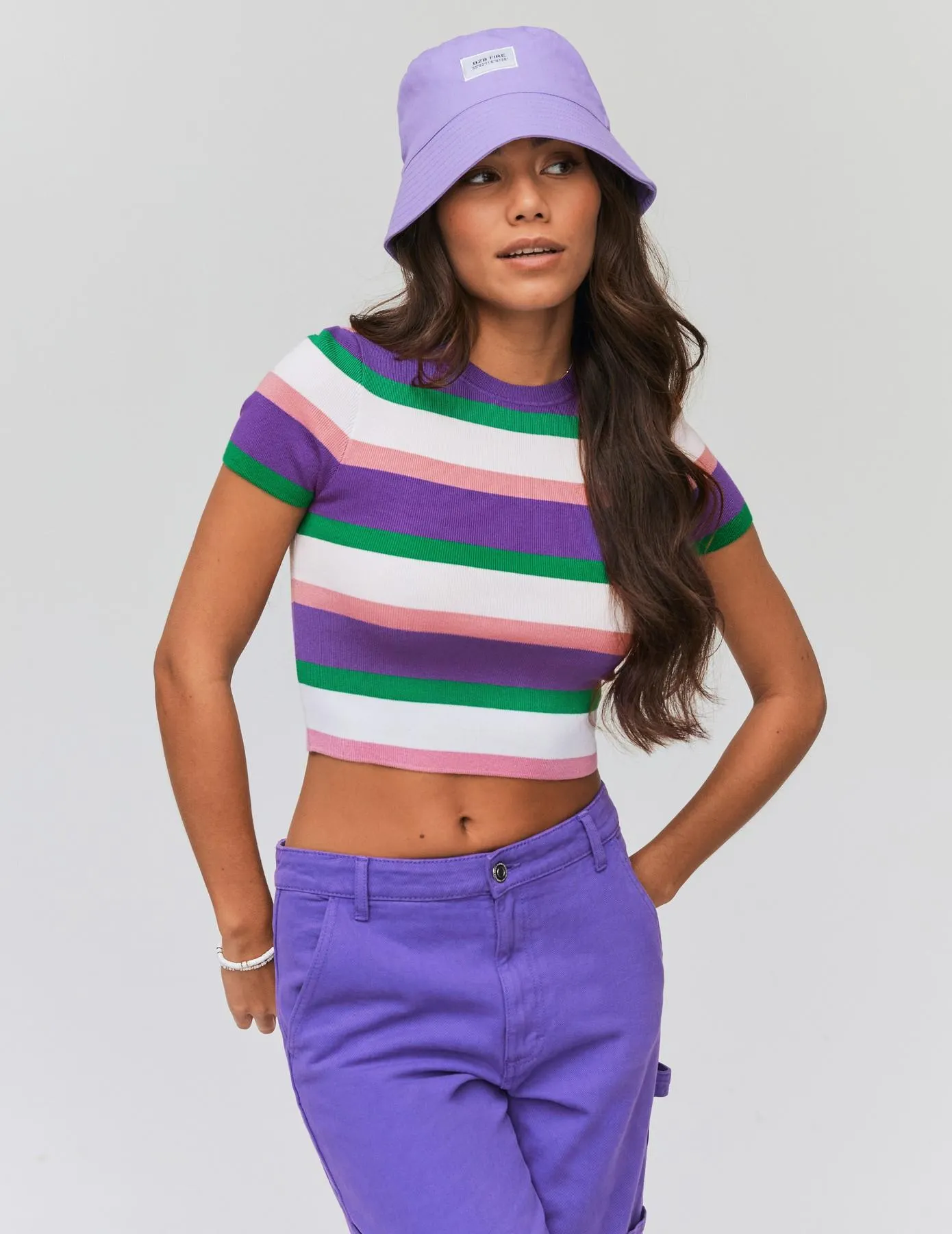 Pull manches courtes - Multicolore