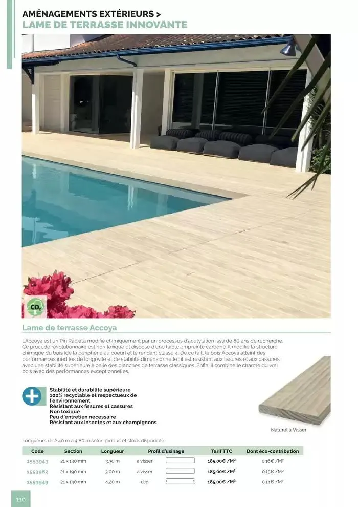 BOIS PANNEAUX 2025 2026 du 30 avril au 31 décembre 2026 - Catalogue page 116