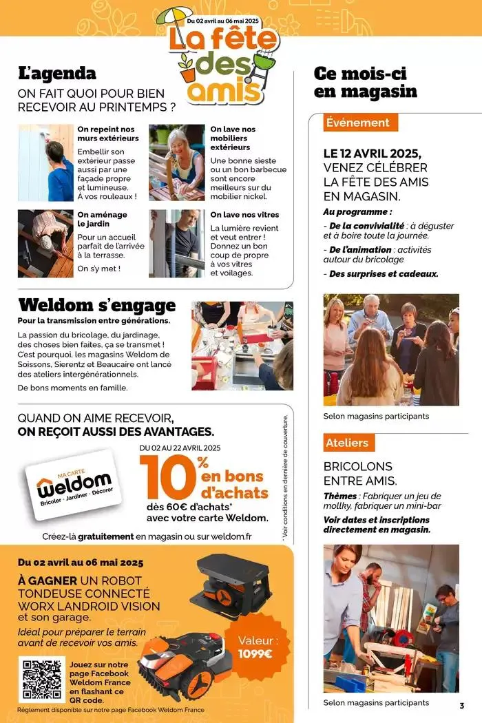 La fête des amis du 2 avril au 6 mai 2025 - Catalogue page 3