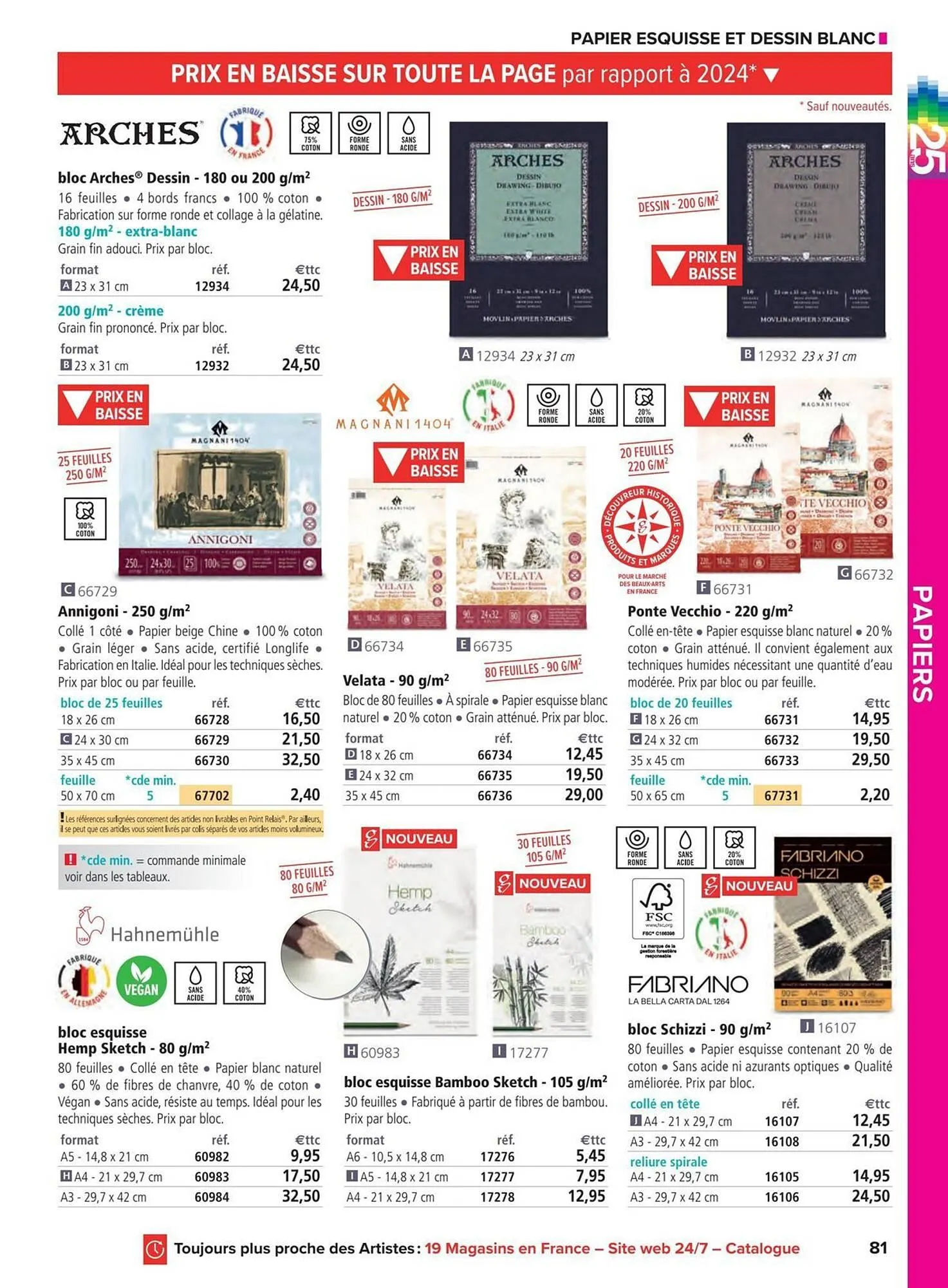 Catalogue Le Géant des Beaux-Arts du 6 janvier au 31 décembre 2025 - Catalogue page 180