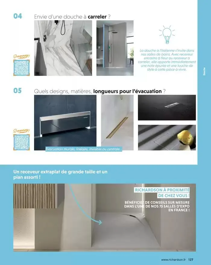 SALLE DE DE BAINS ET CARRELAGE 2025 du 11 avril au 31 décembre 2025 - Catalogue page 129