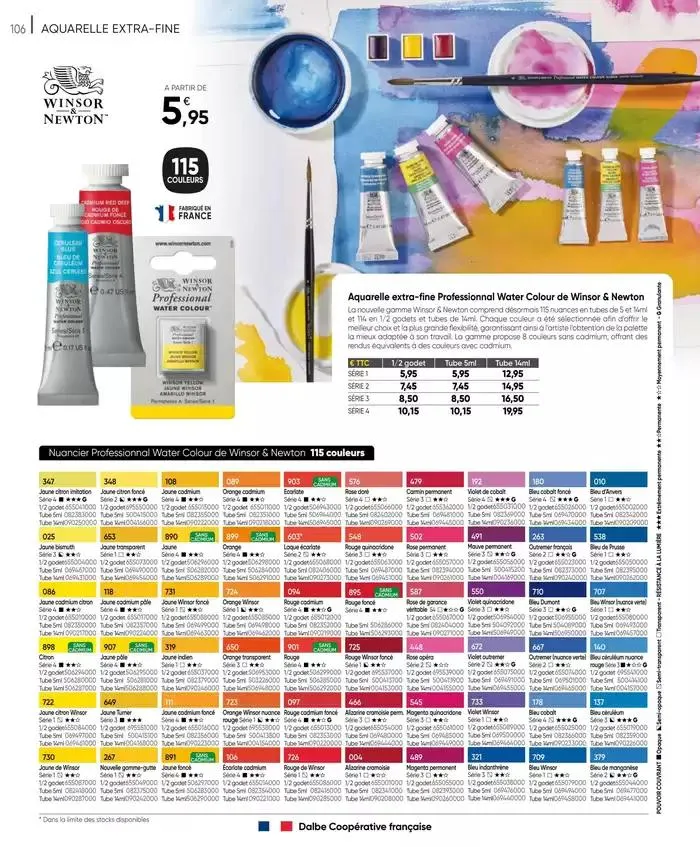 CATALOGUE DALBE 2025 du 27 janvier au 31 décembre 2025 - Catalogue page 108