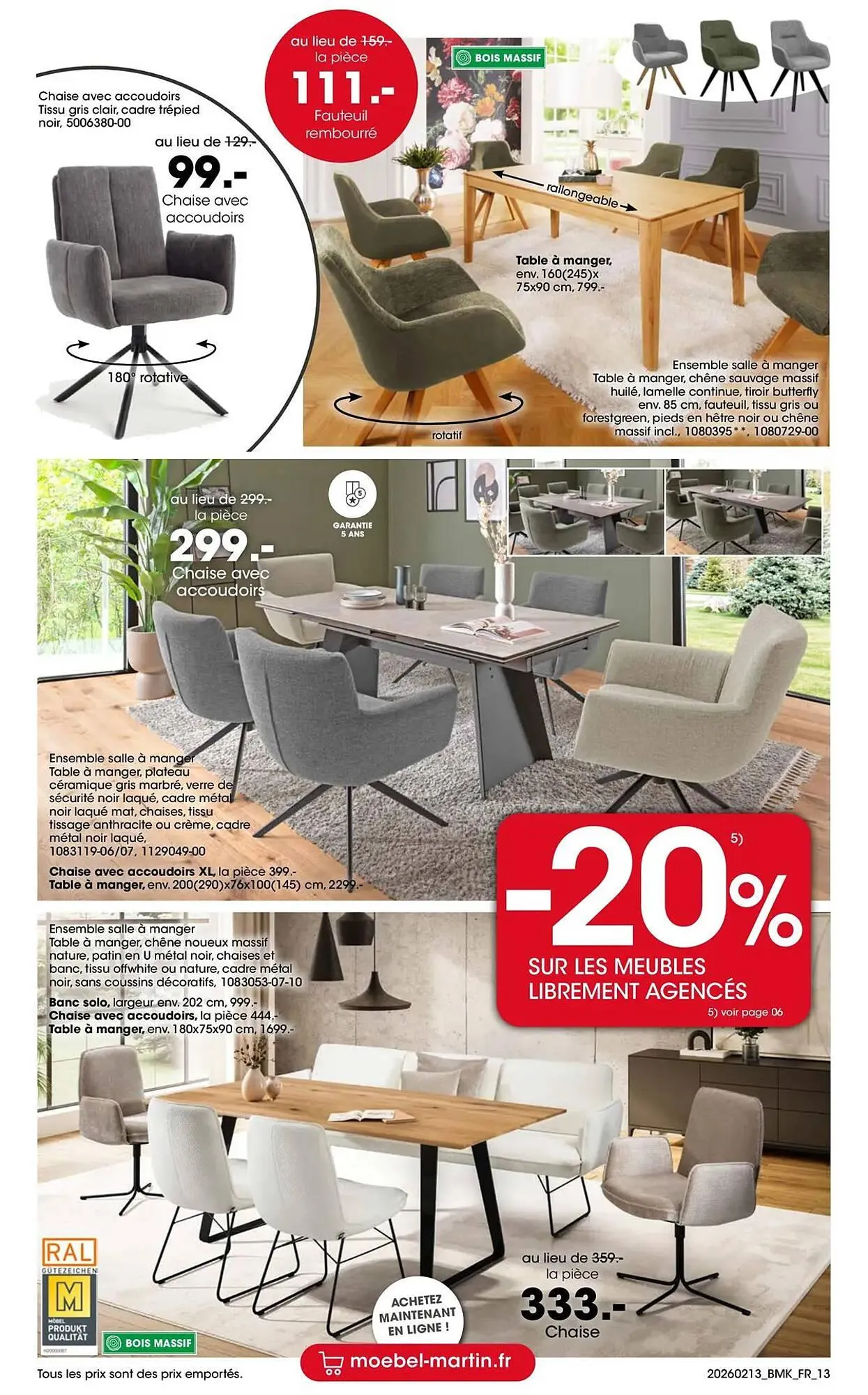 Catalogue Möbel Martin du 13 février au 28 février 2026 - Catalogue page 13