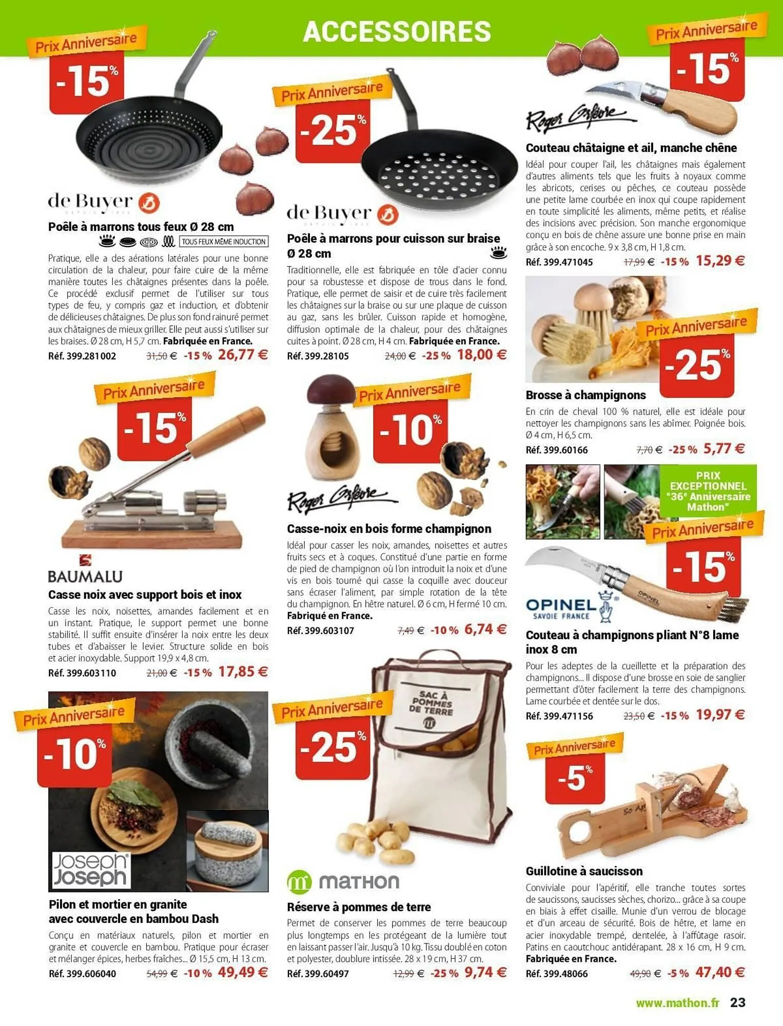 Catalogue Mathon du 12 septembre au 31 décembre 2025 - Catalogue page 23