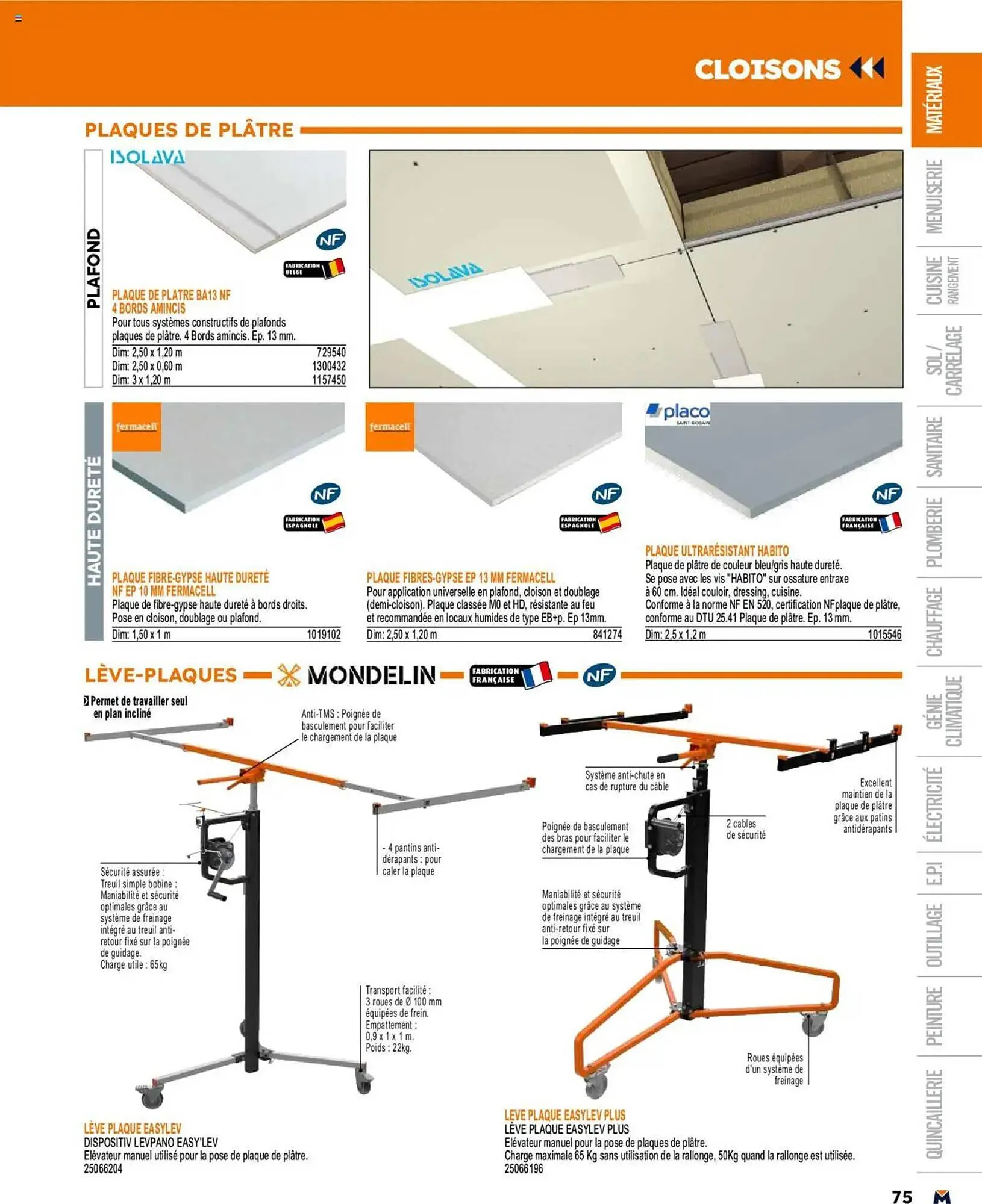 Catalogue Bricoman du 19 mars au 31 décembre 2025 - Catalogue page 75
