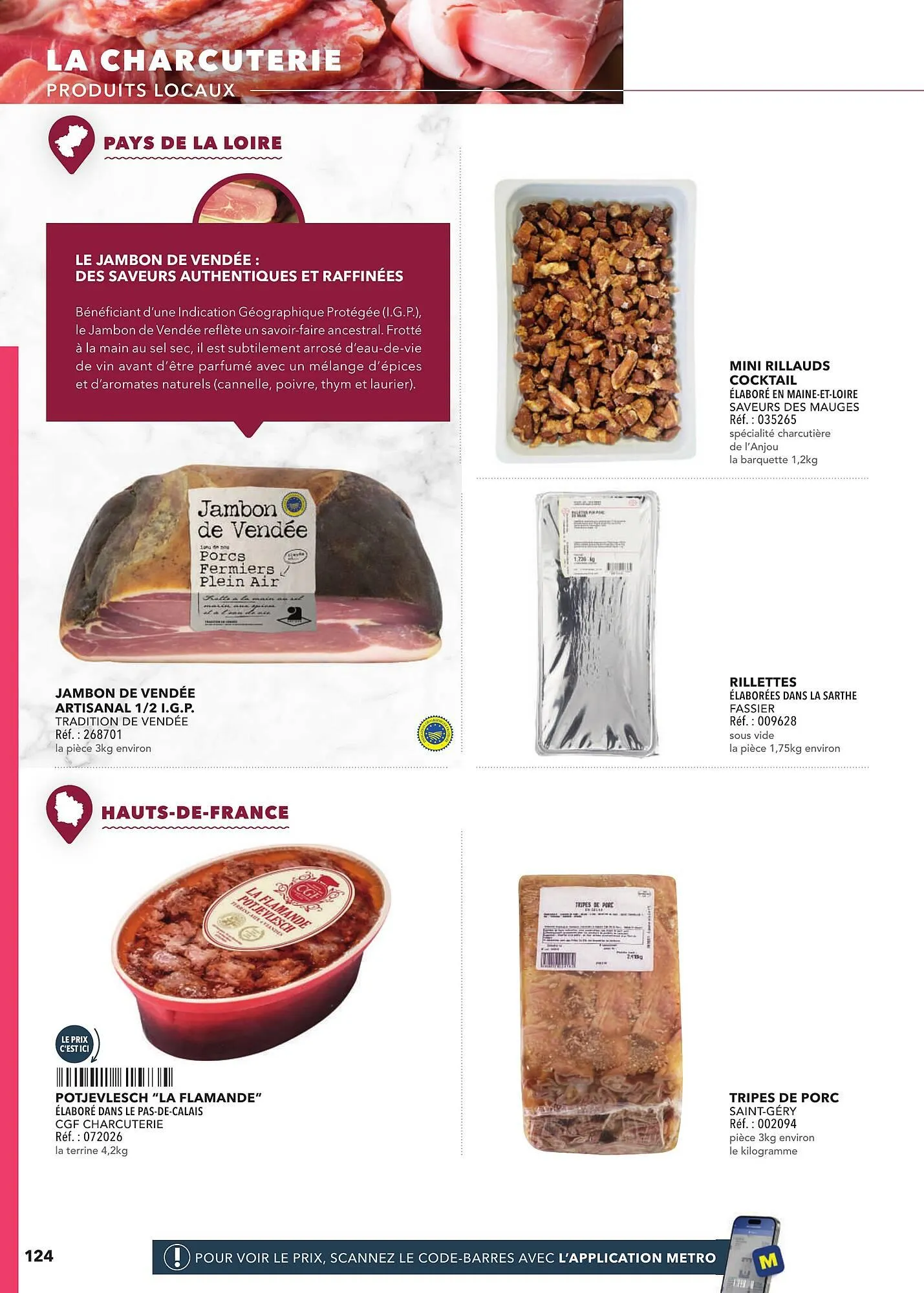 Catalogue METRO du 2 mars au 31 décembre 2025 - Catalogue page 124