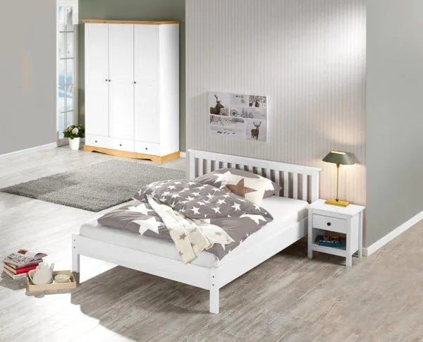 Kleiderschrank ROLD 154x216 weiss/kiefer