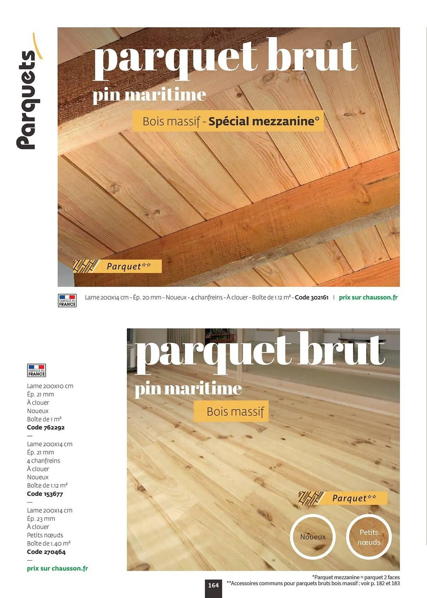 Catalogue Chausson Matériaux du 12 septembre au 31 décembre 2026 - Catalogue page 166