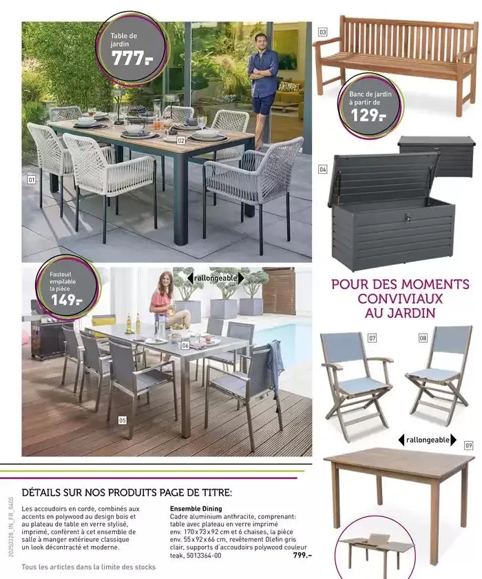 POUR UNE JOIE DE VIVRE ENSOLEILLÉE du 28 mars au 13 avril 2025 - Catalogue page 4