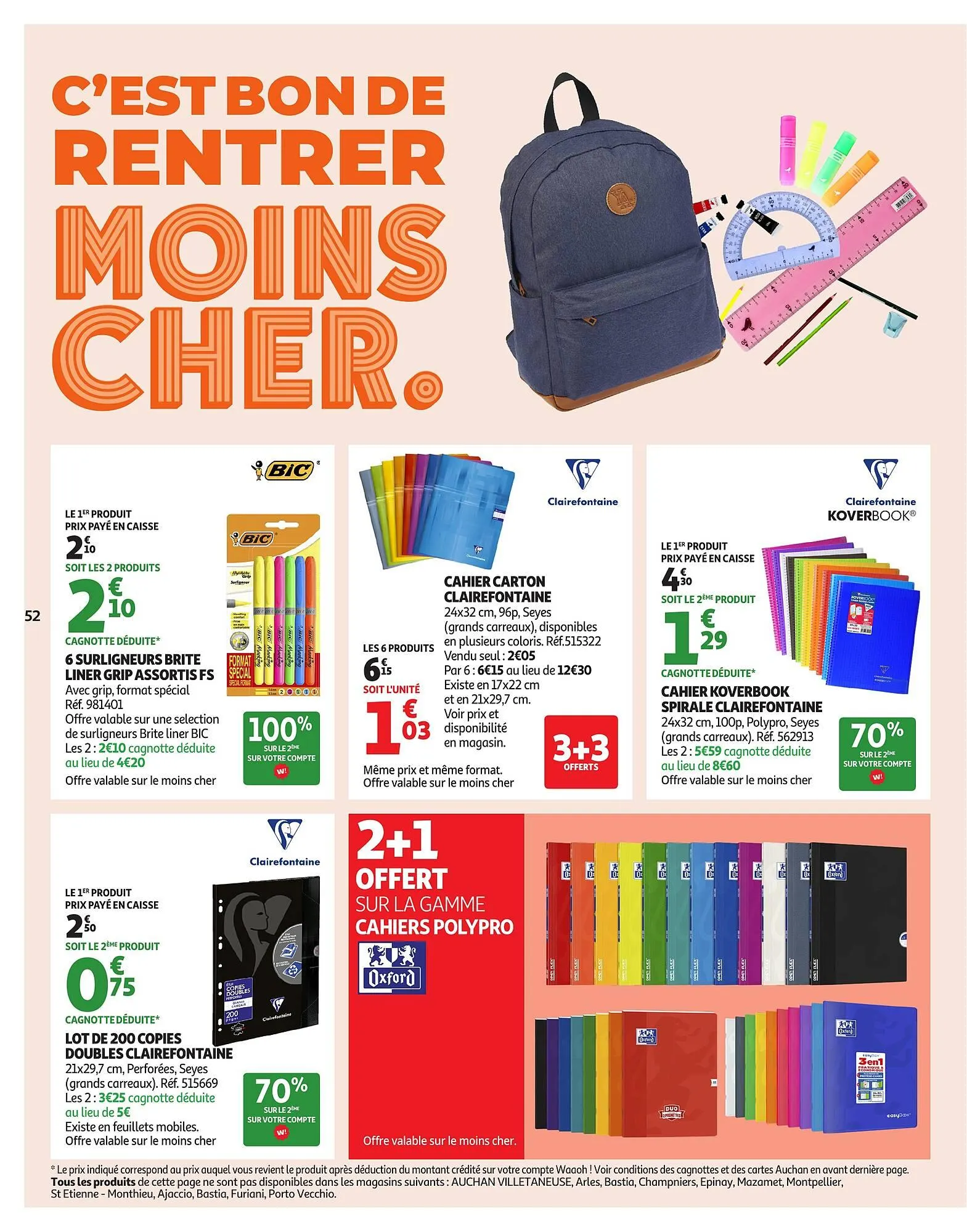 Catalogue Auchan du 2 septembre au 14 septembre 2025 - Catalogue page 52