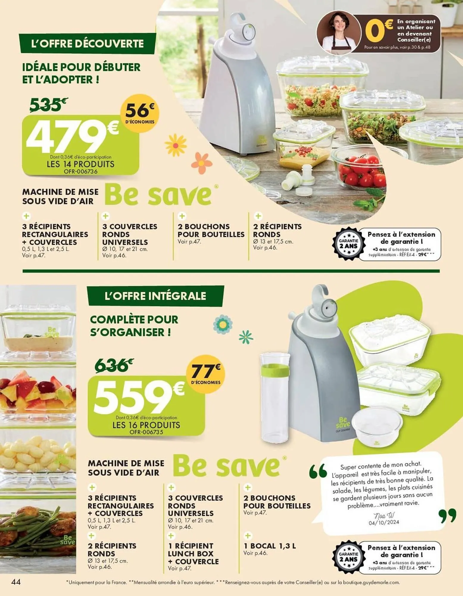 Catalogue Guy Demarle du 2 février au 31 août 2026 - Catalogue page 44