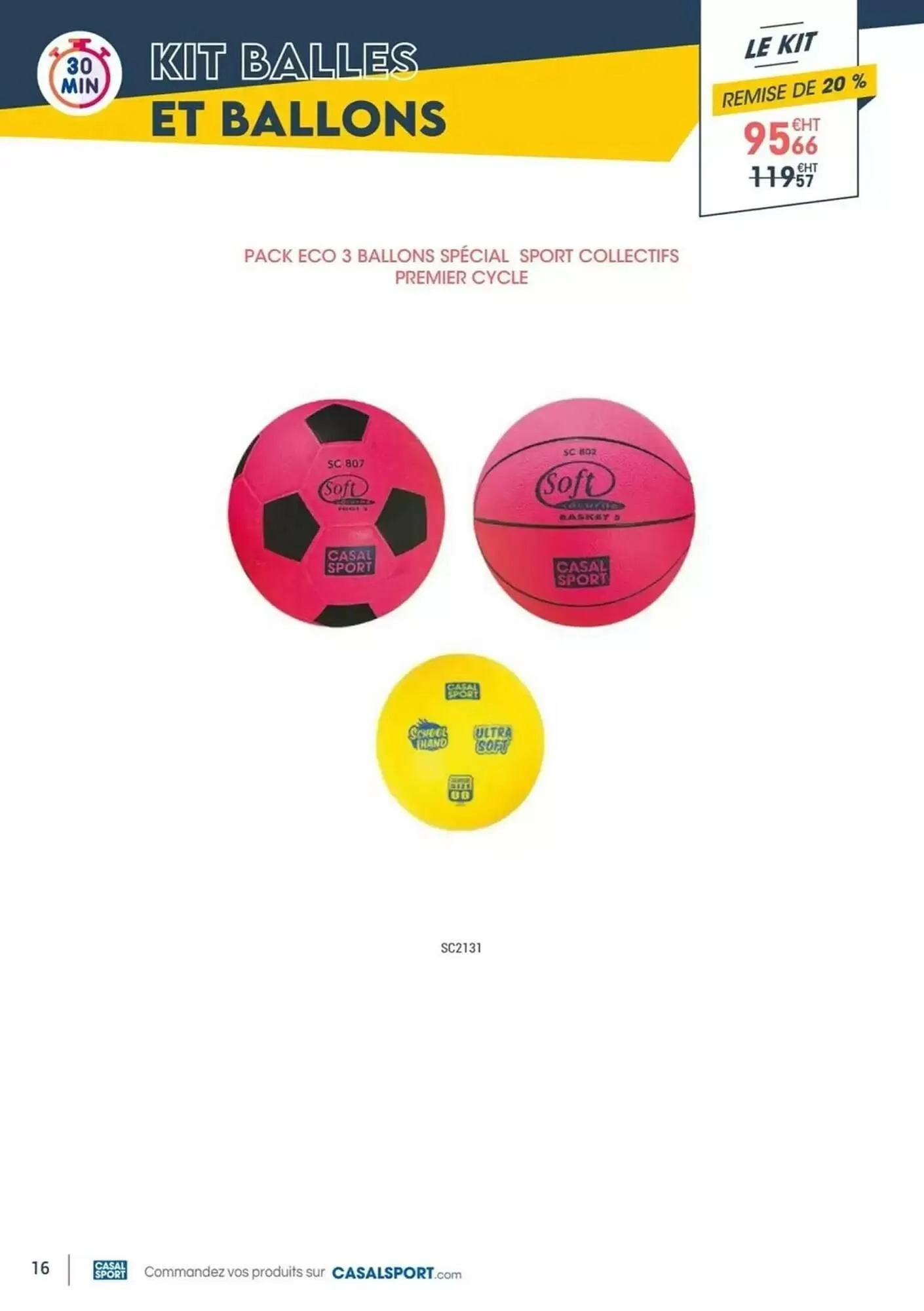 Catalogue Casal Sport du 15 avril au 31 mai 2026 - Catalogue page 16