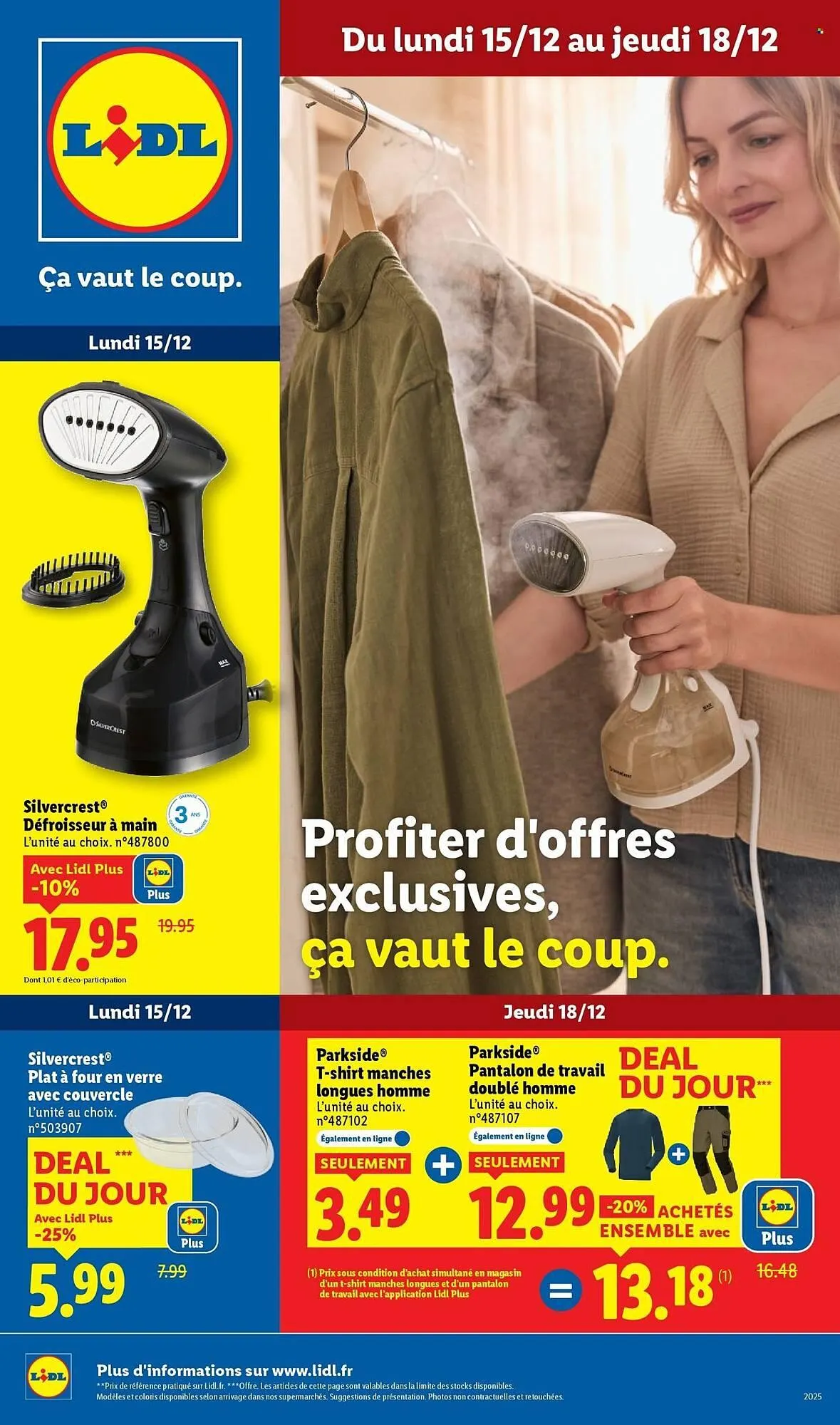 Catalogue Lidl du 15 décembre au 18 décembre 2025 - Catalogue page 1