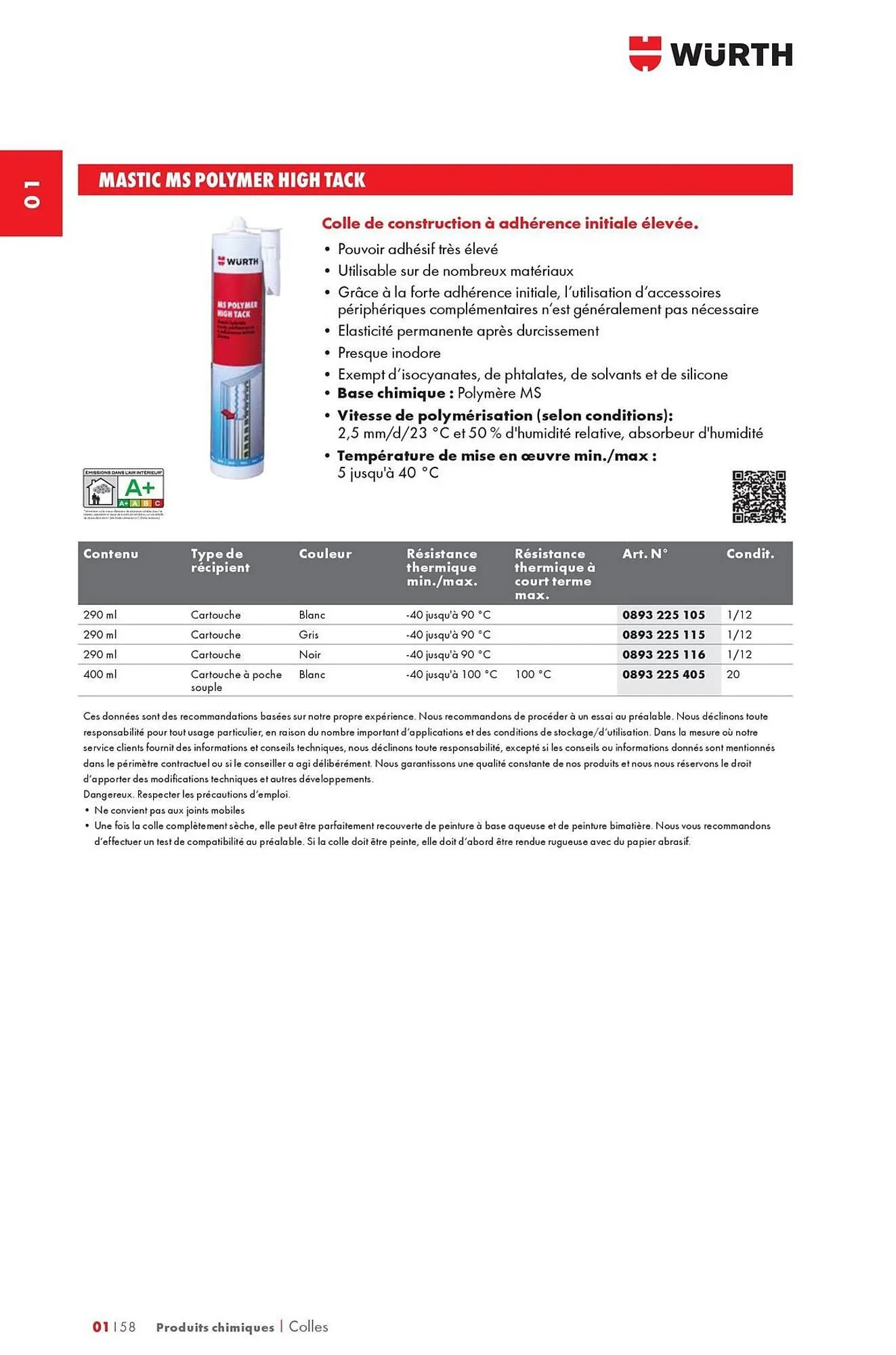 Catalogue Würth du 12 mai au 31 décembre 2025 - Catalogue page 66