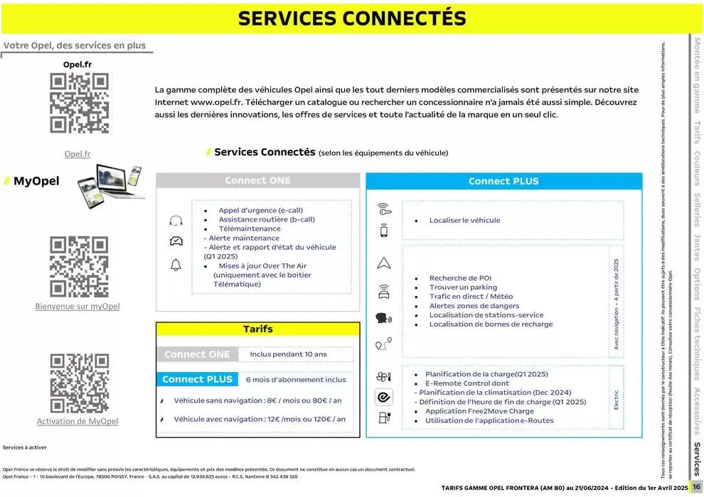 Opel Nouveau Frontera du 3 avril au 3 avril 2026 - Catalogue page 17