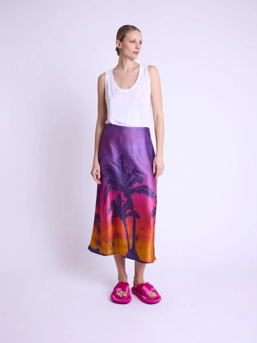 JINGER | Jupe longue avec imprimé