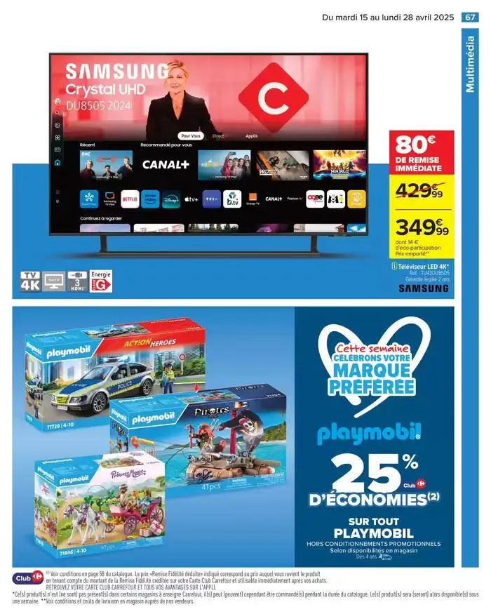 CRÊPES PARTY du 15 avril au 28 avril 2025 - Catalogue page 69