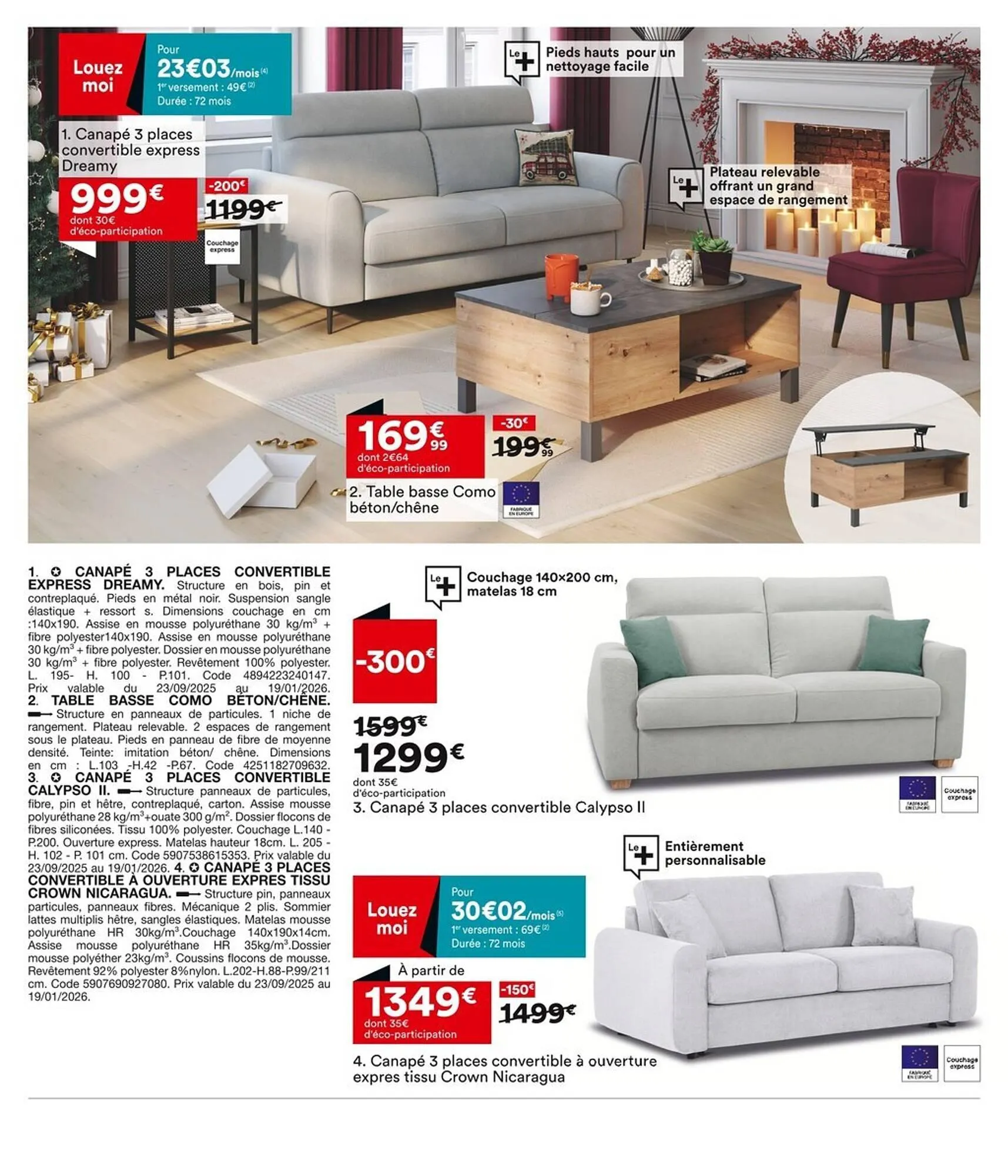 Catalogue BUT du 28 octobre au 1 janvier 2026 - Catalogue page 9