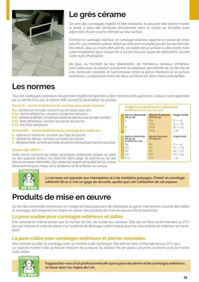 Aménagements Extérieurs 2025 du 26 mars au 31 décembre 2025 - Catalogue page 33