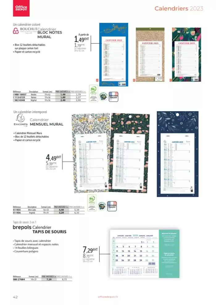 Catalogue agendas de bureau 2024-2025 du 8 octobre au 31 décembre 2025 - Catalogue page 36