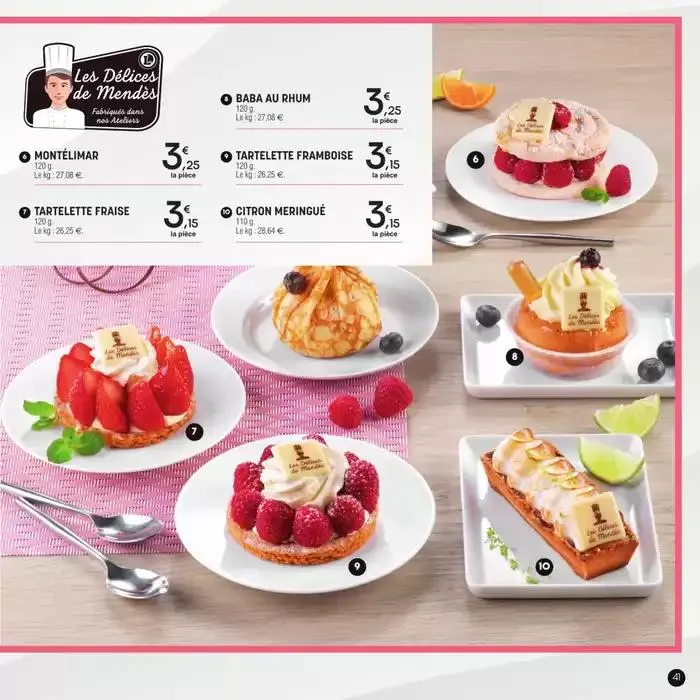 Carte traiteur permanente du 17 avril au 31 mars 2026 - Catalogue page 41