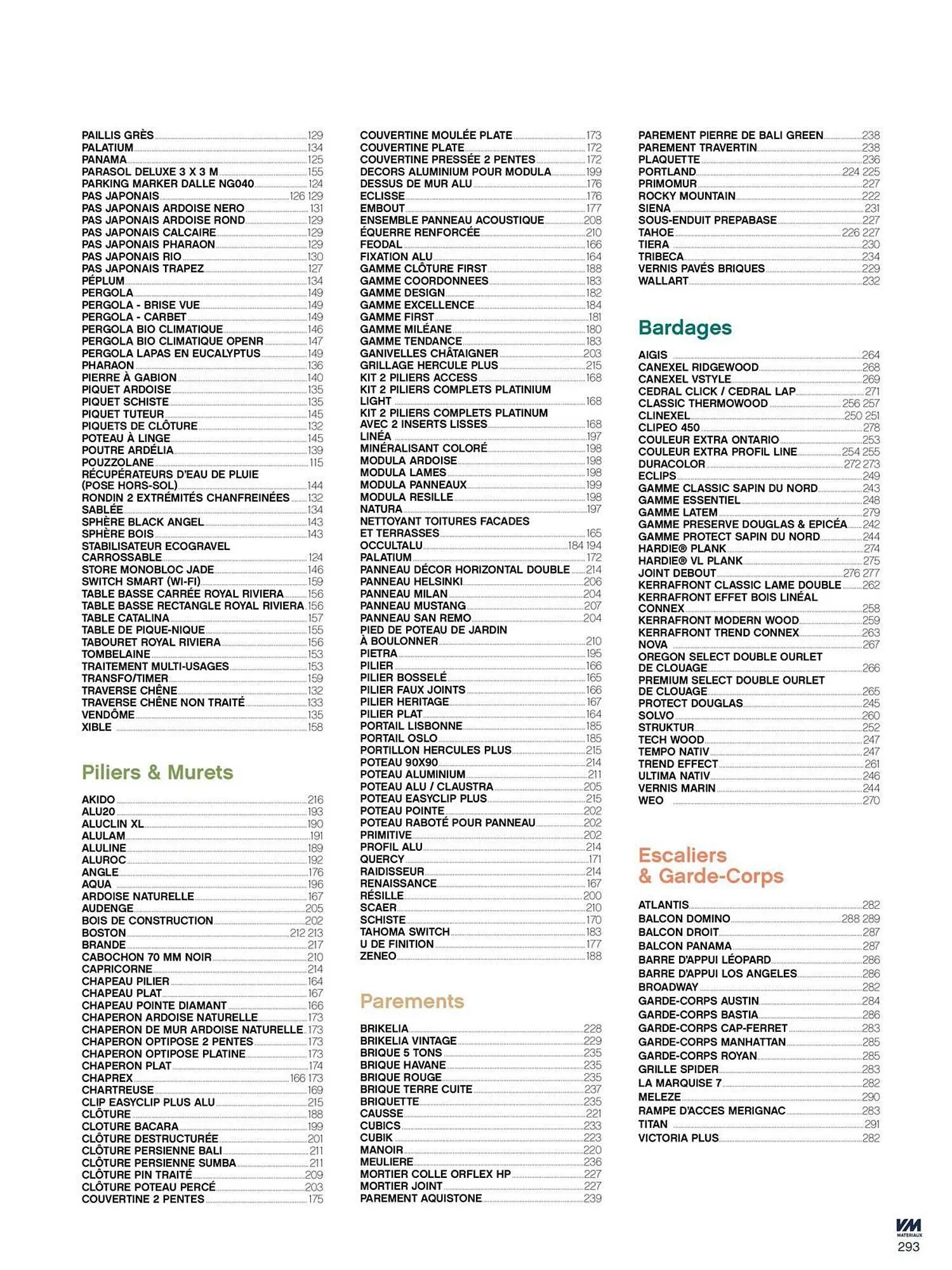 Catalogue VM Matériaux du 11 juin au 30 juin 2026 - Catalogue page 293