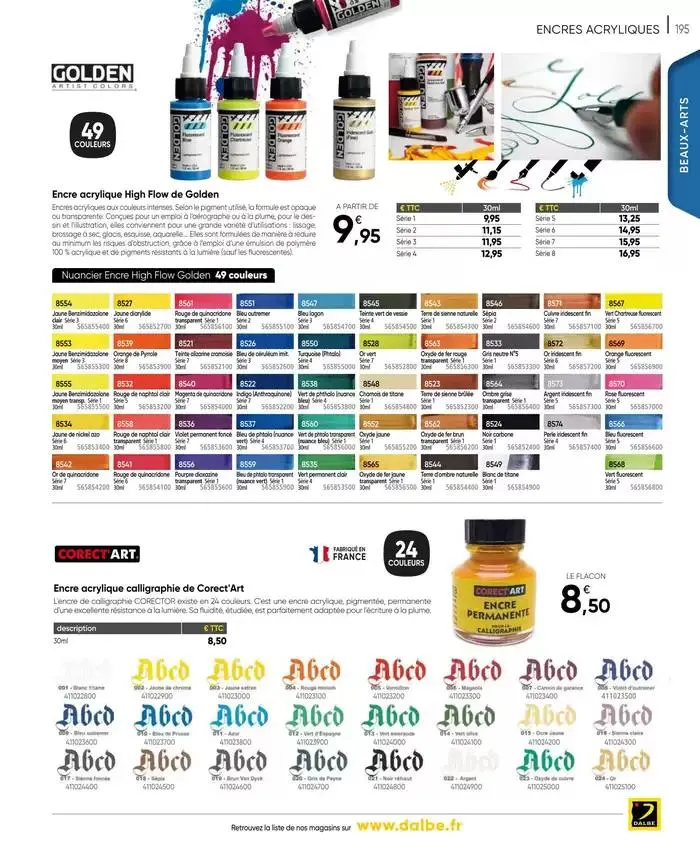 CATALOGUE DALBE 2025 du 27 janvier au 31 décembre 2025 - Catalogue page 197