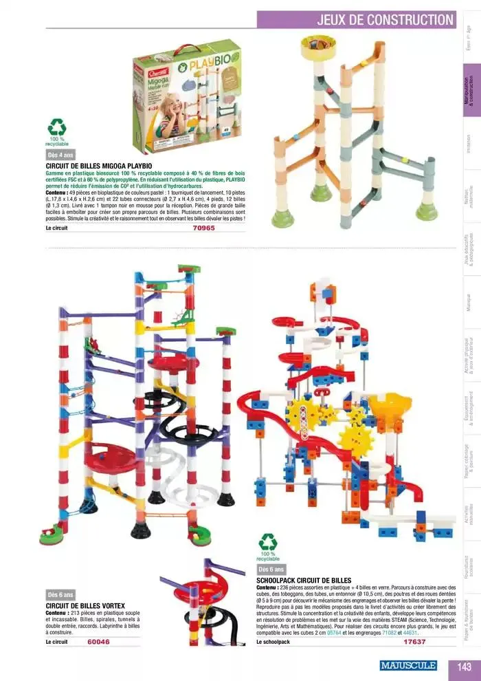 Education And Loisirs Majuscule 2025 du 5 mars au 31 décembre 2025 - Catalogue page 167
