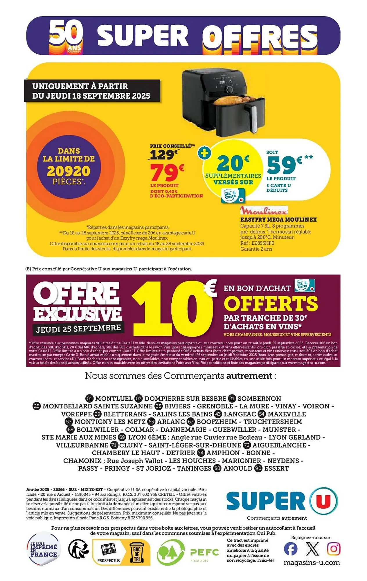 Catalogue Super U du 16 septembre au 28 septembre 2025 - Catalogue page 32