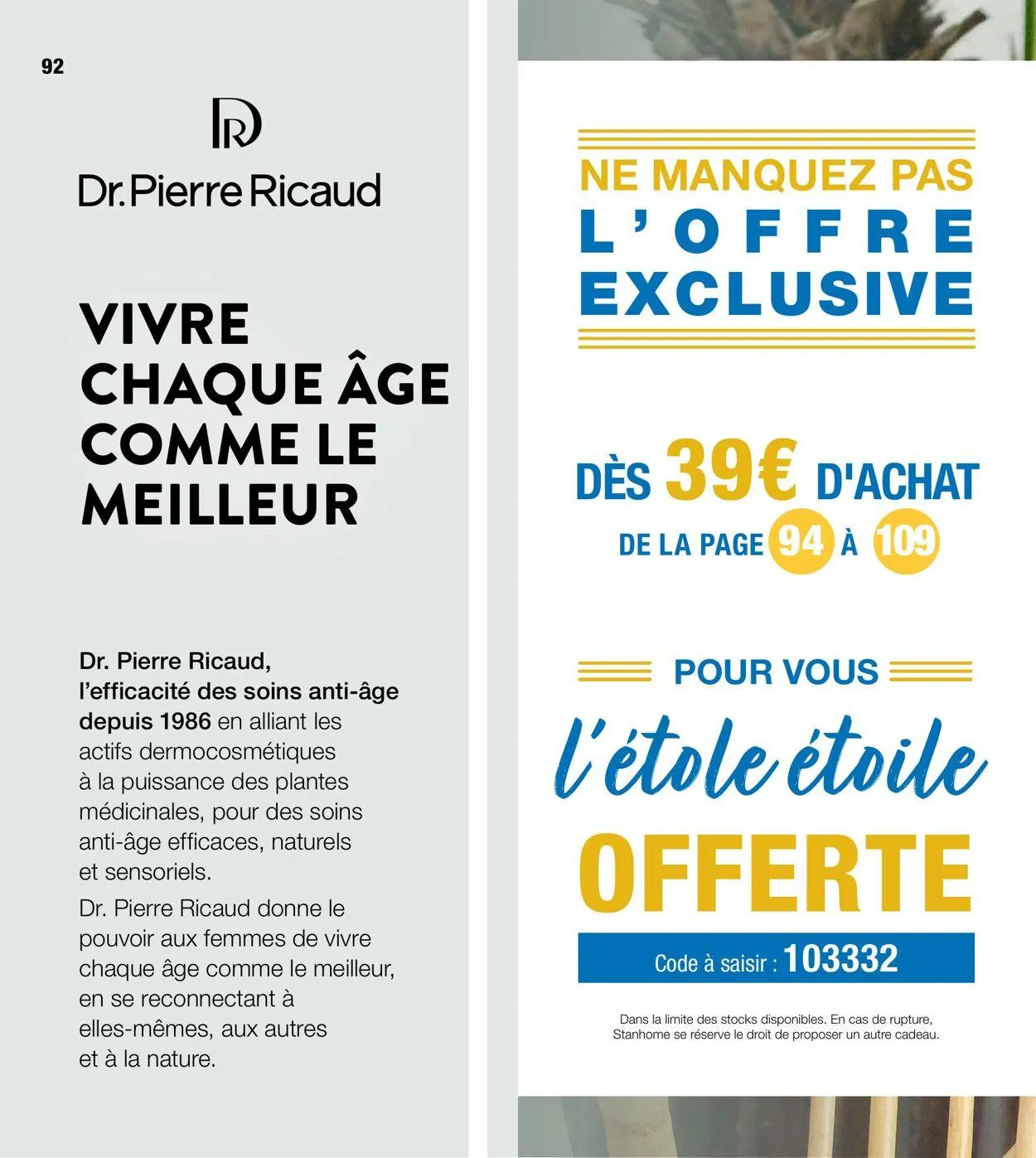 Stanhome du 15 mai au 29 mai 2025 - Catalogue page 92